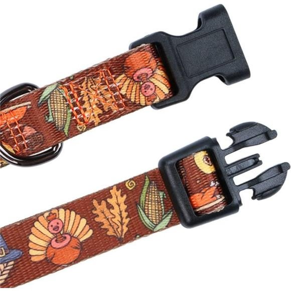 Thanksgiving & Christmas Dog Collars Medium Size - Picture 5 of 7